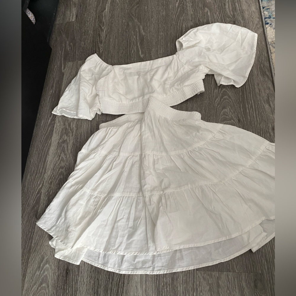 White cut out dress from Amazon